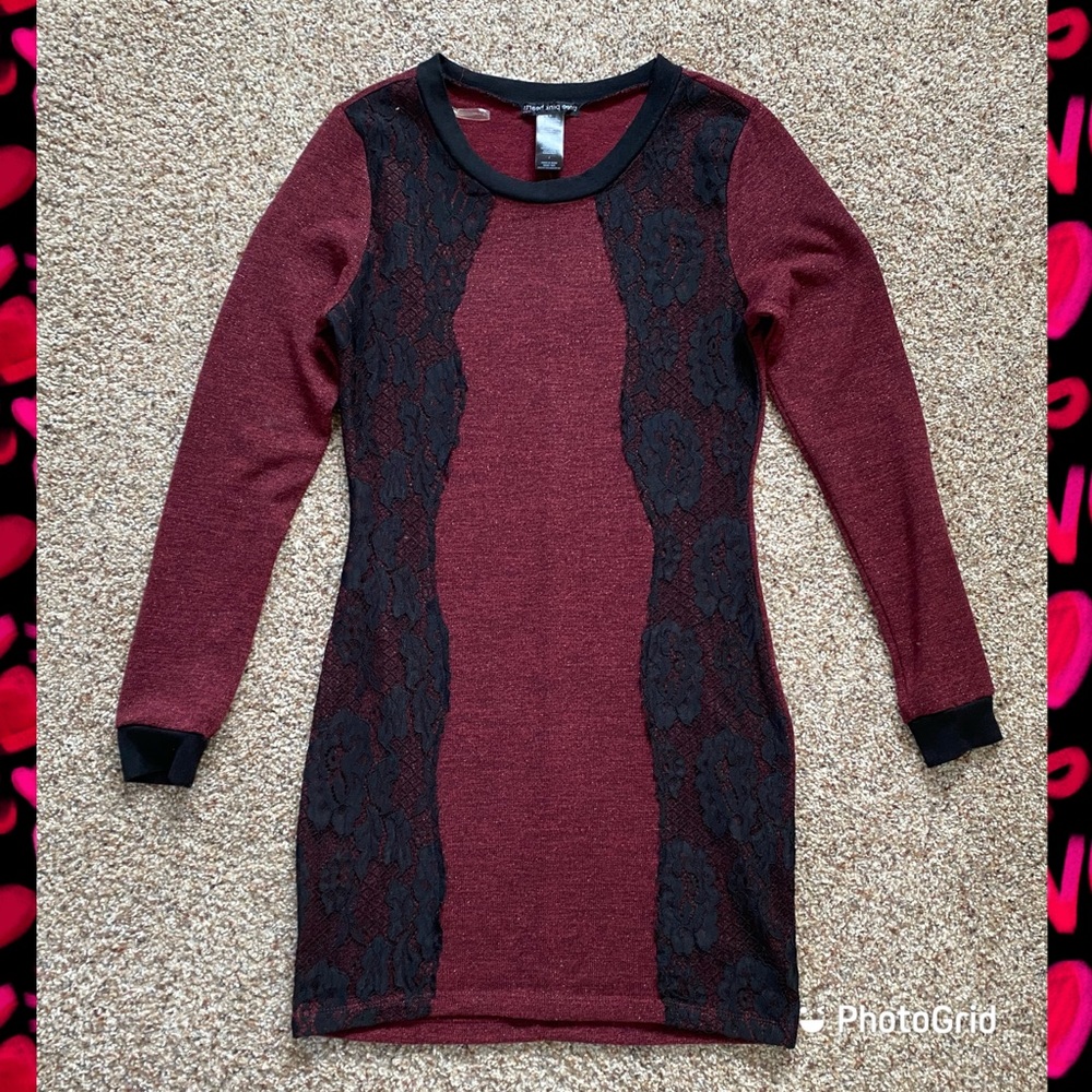 ✨ Burgundy Sweater Dress - NWOT ✨